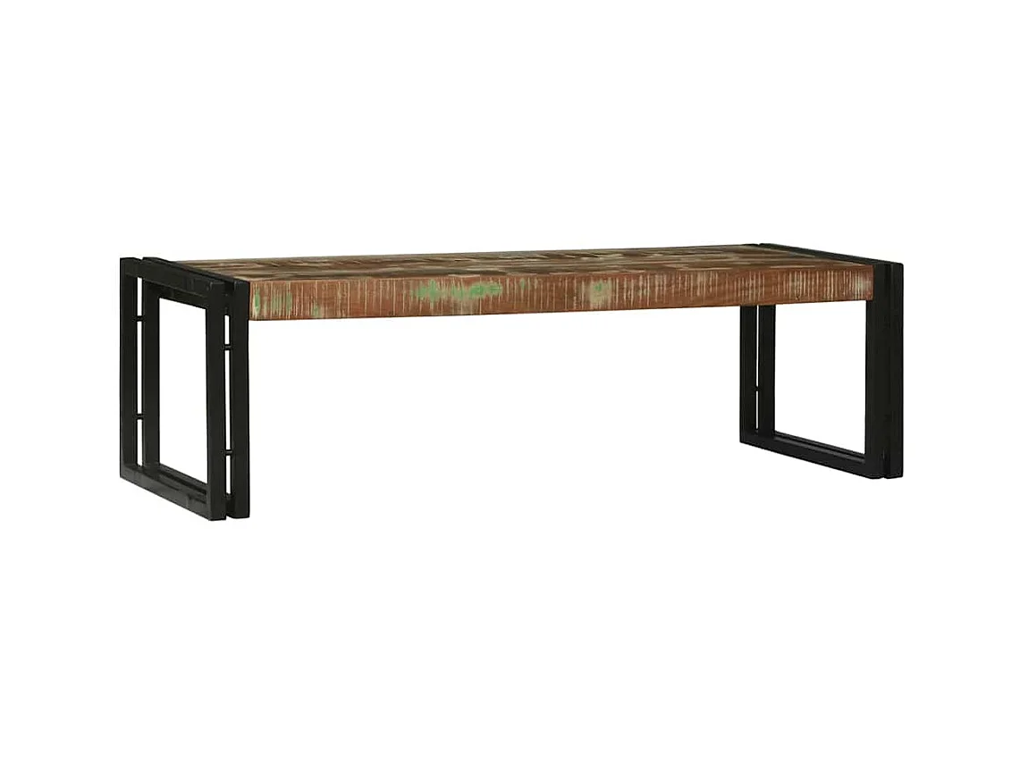 Table basse 2 pièces Multicolore bois de récupération massif