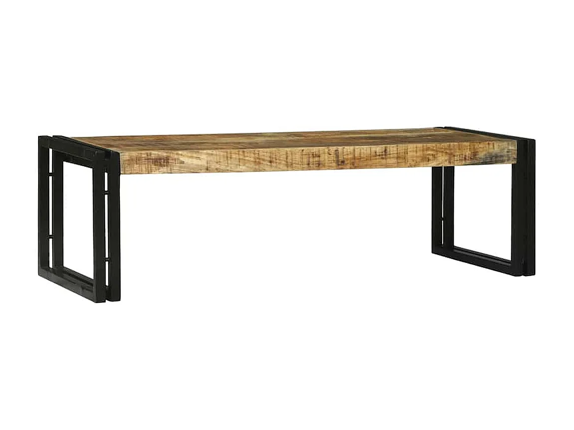 Salontafel 2 pcs Bruin 48 x 40 x 40 cm massief mangohout