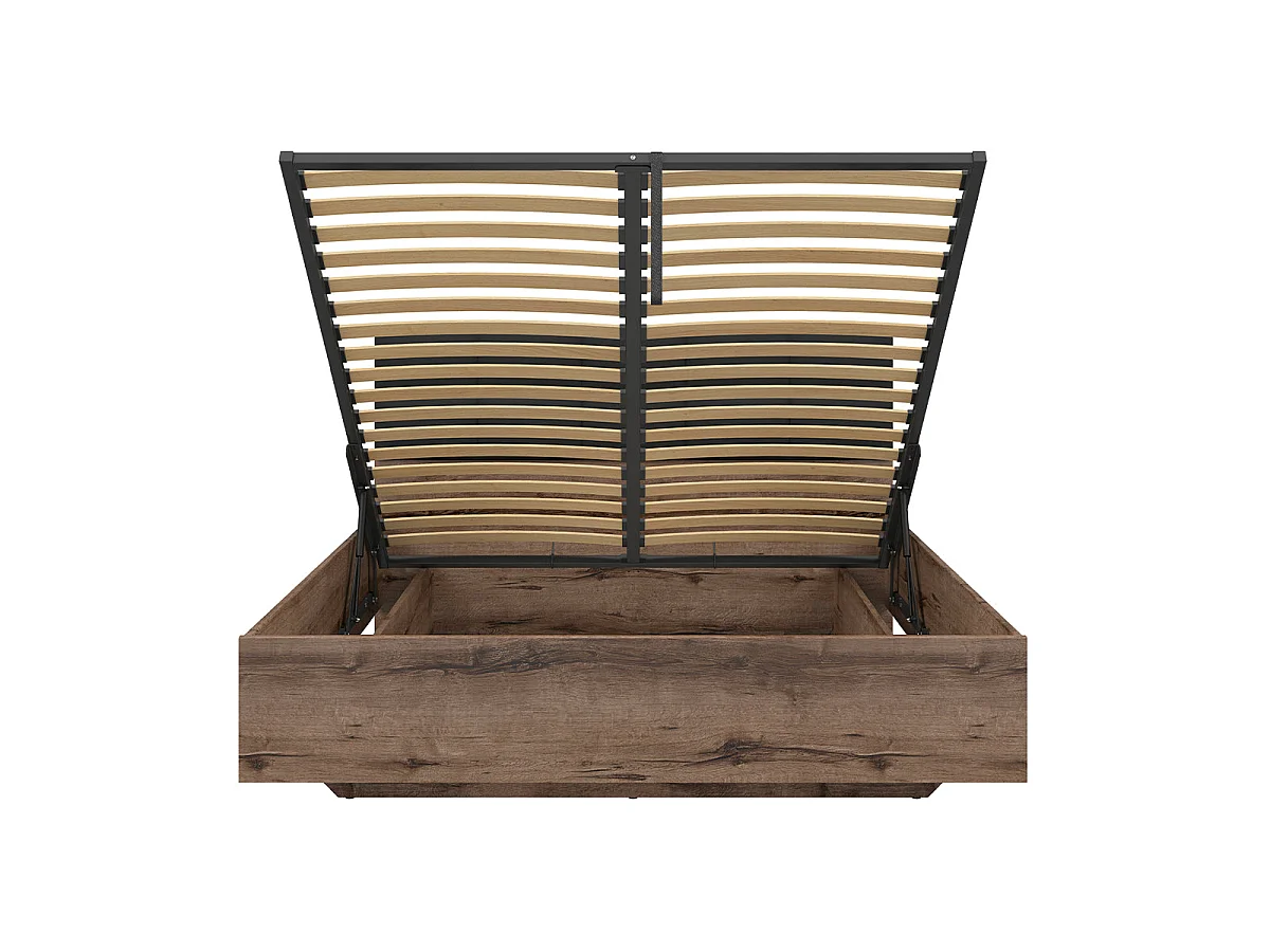 Cama canapé 160x200 somier incluido Romane Madera