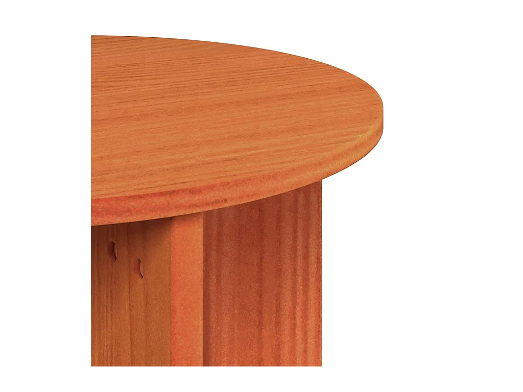 Table basse 2 pièces Marron cire 41,5 x 41,5 x 41 cm