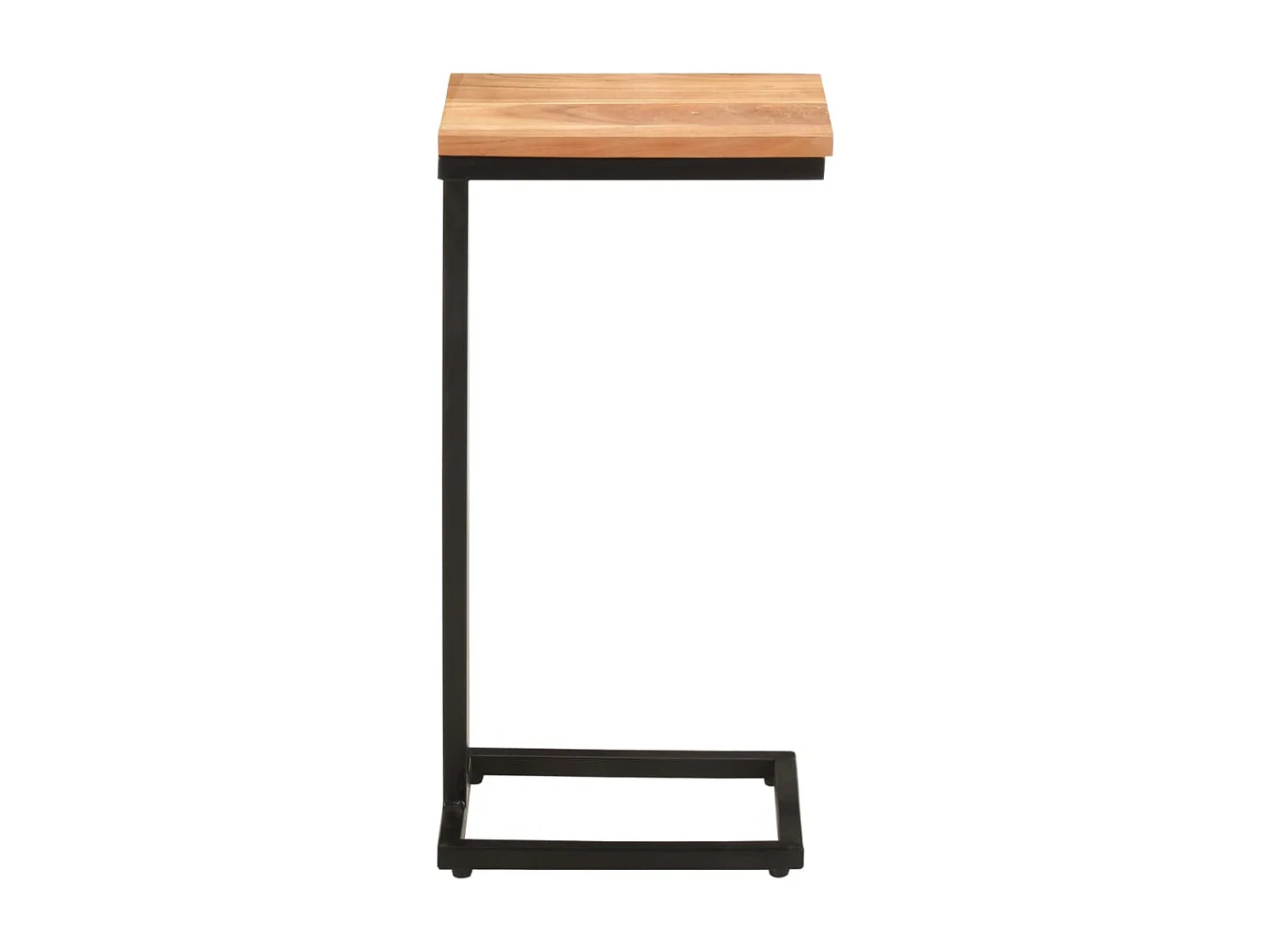 Mesitas auxiliares 2 uds madera mango maciza 31,5x24,5x64,5 cm