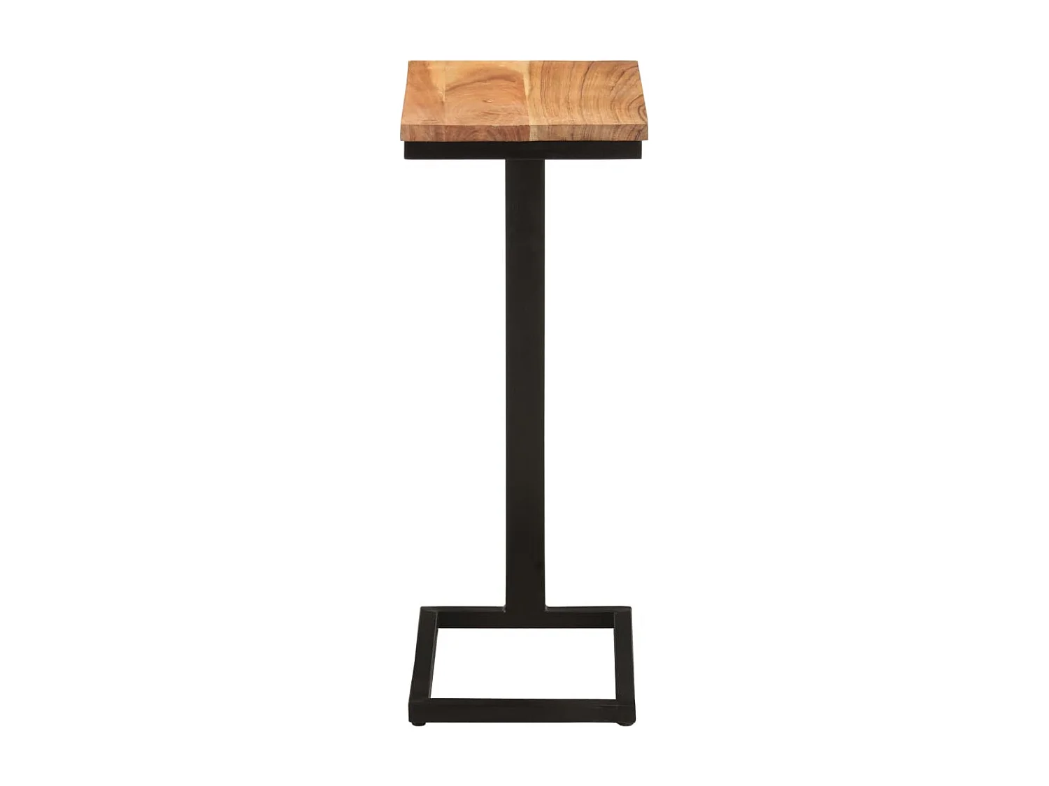 Mesitas auxiliares 2 uds madera mango maciza 31,5x24,5x64,5 cm