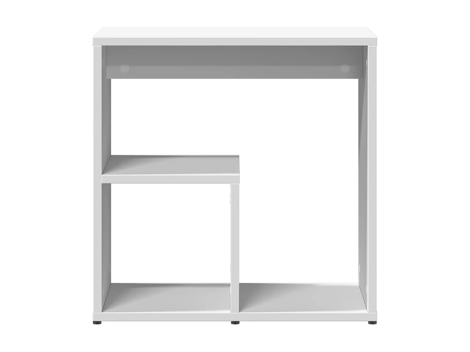 Tables d'appoint 2 pièces blanc 50x30x50 cm bois d’ingénierie