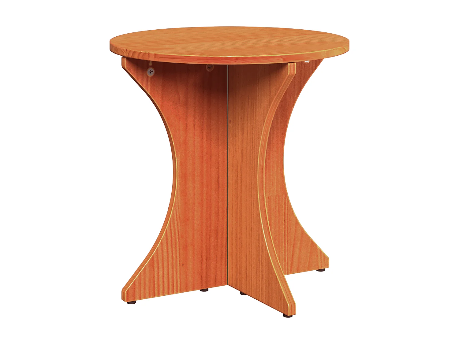 Mesa de Café 3 piezas Marrón cera 46 x 46 x 47 cm