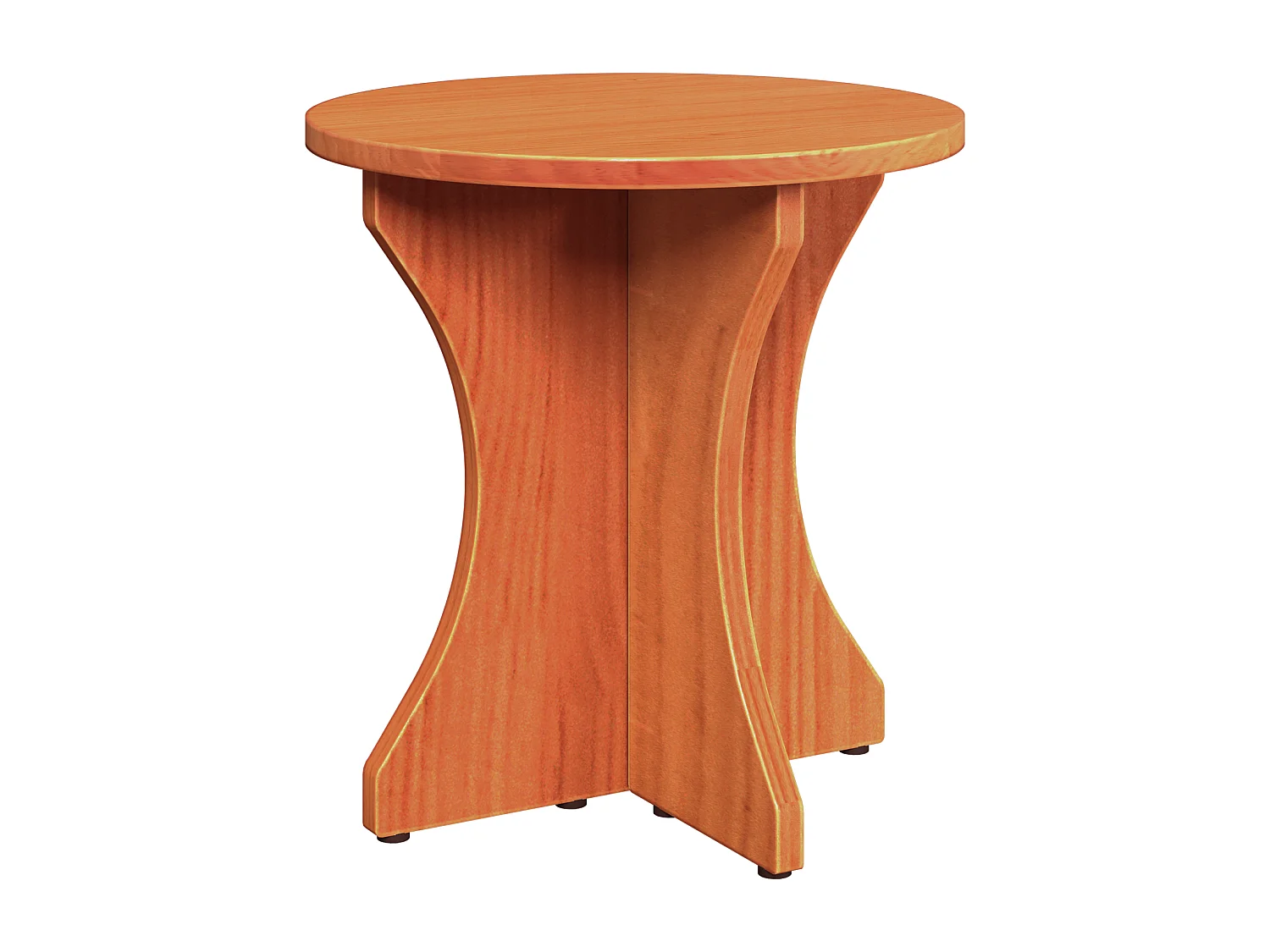 Mesa de Café 3 piezas Marrón cera 46 x 46 x 47 cm