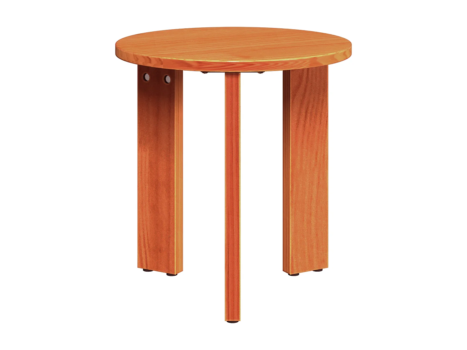 Mesa de Café 3 piezas Marrón cera 47.5 x 47.5 x 27 cm