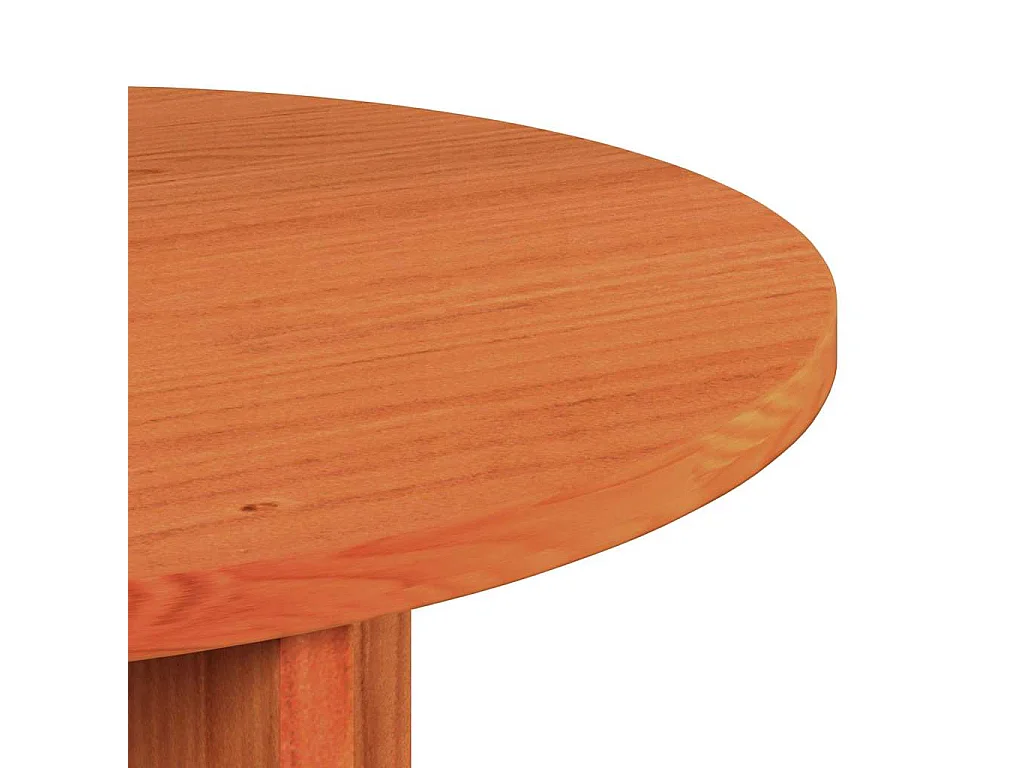 Table basse 2 pièces Marron cire 49 x 49 x 28 cm