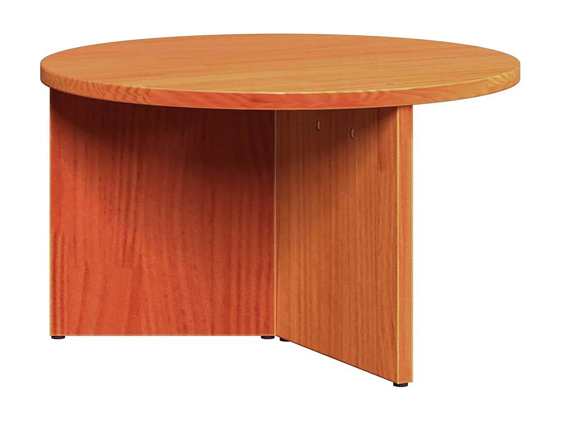 Mesa de Café 2 piezas Marrón cera 49 x 49 x 28 cm