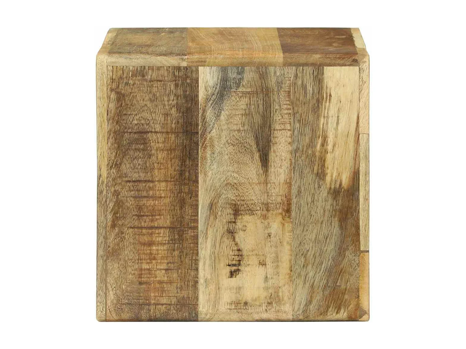 Unidad de Televisión 2 piezas Marrón Madera maciza de mango rugosa