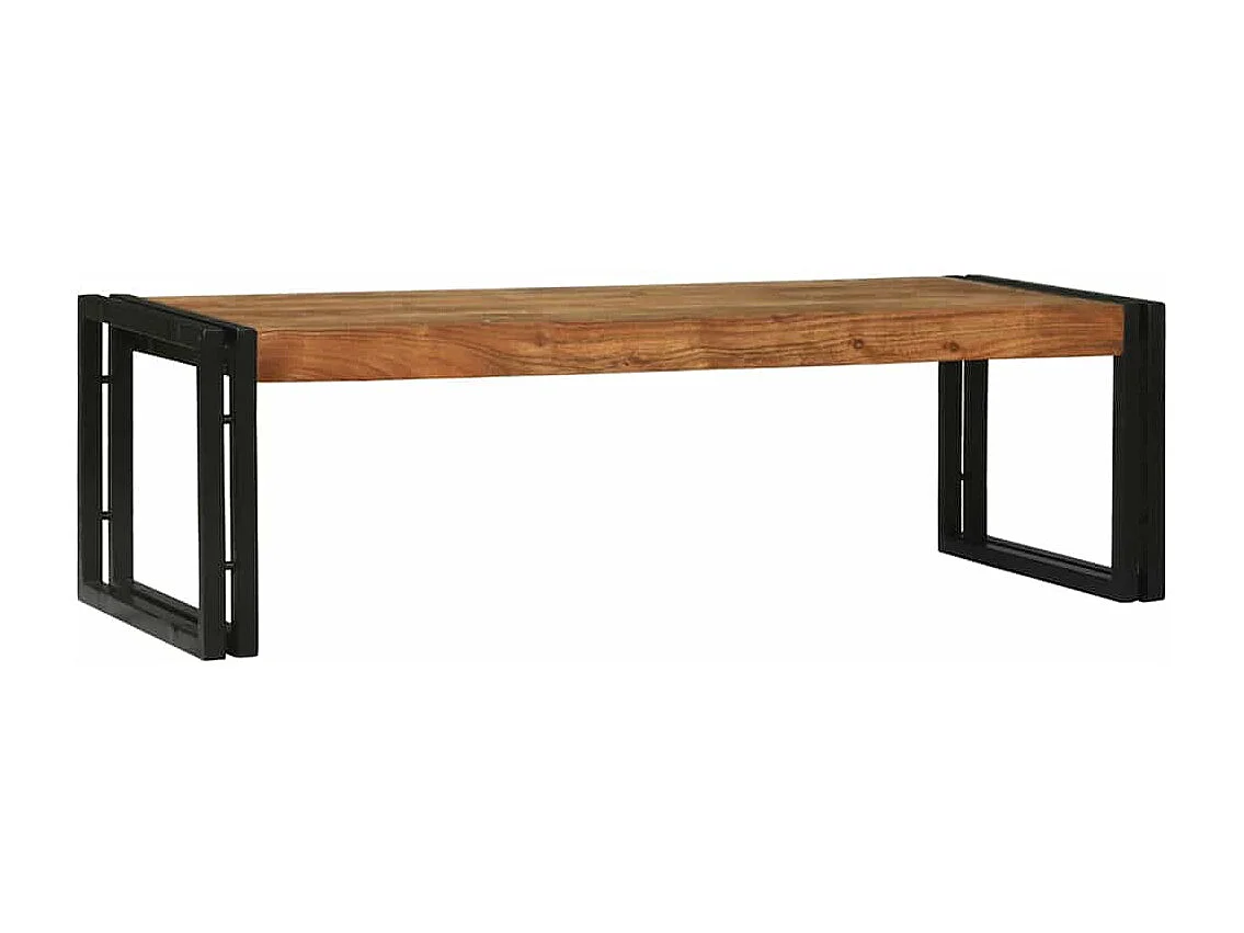 Salontafel 2 pcs Bruin 48 x 40 x 40 cm Massief acaciahout