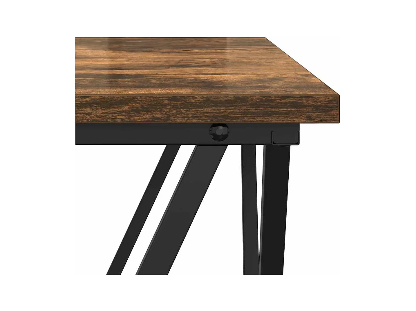 Ensemble de tables d'appoint 2 pièces Chêne fumé 50 x 50 x 40 cm