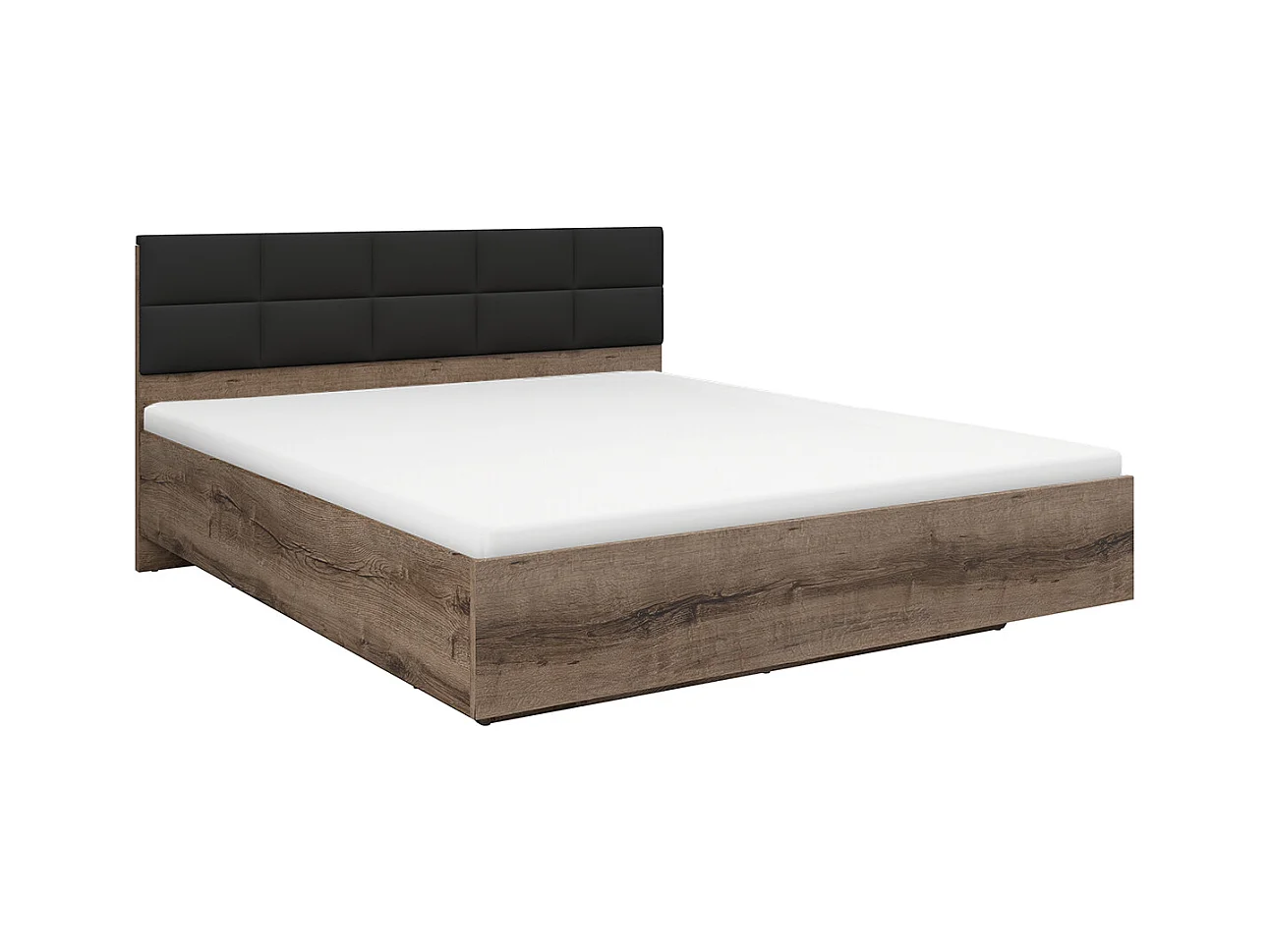 Letto con contenitore con base Romane marrone 180x200