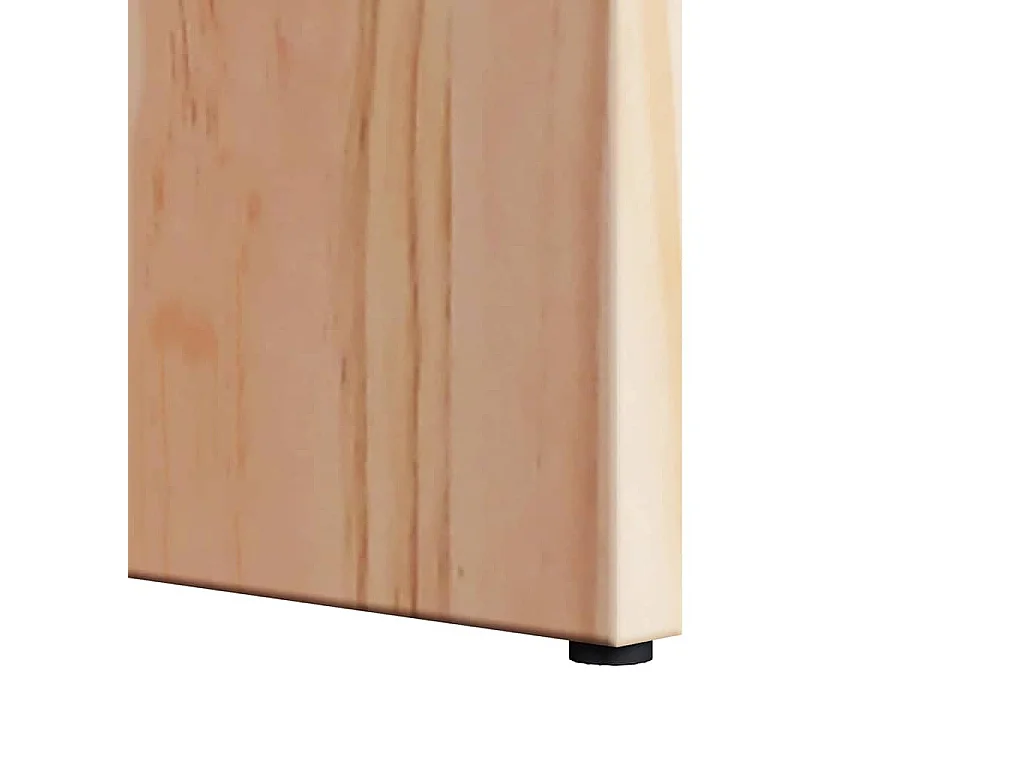 Table basse 2 pièces Naturel 49 x 49 x 28 cm Bois de pin massif