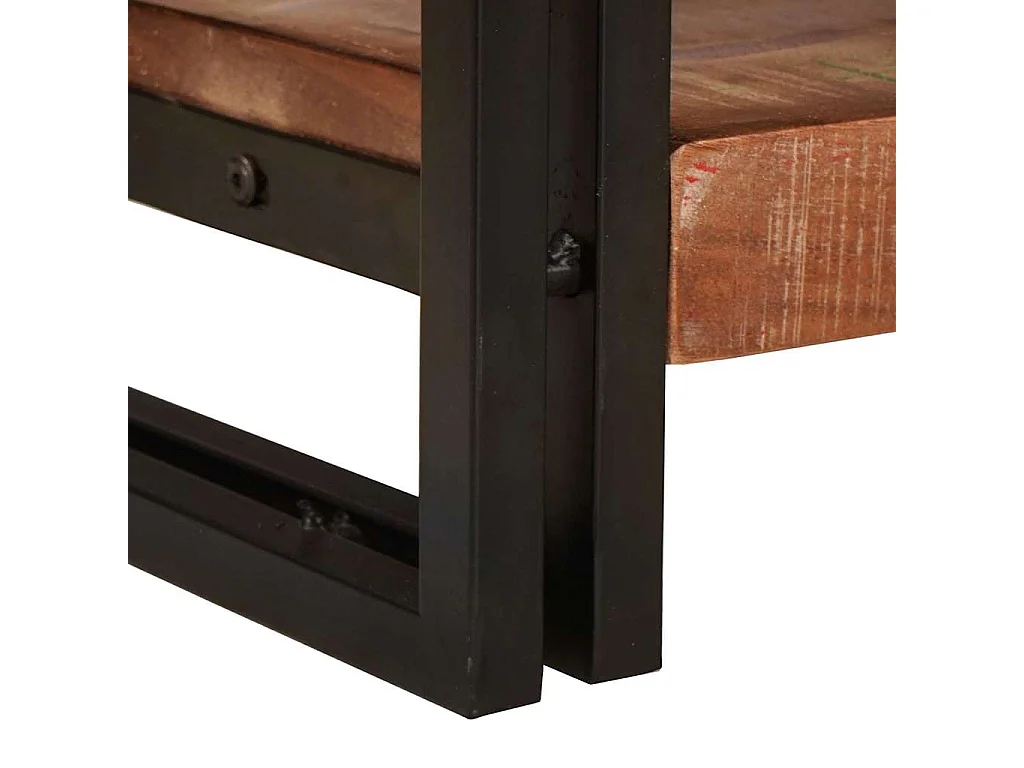 Tables d'appoint 2 pièces Multicolore Bois massif de récupération