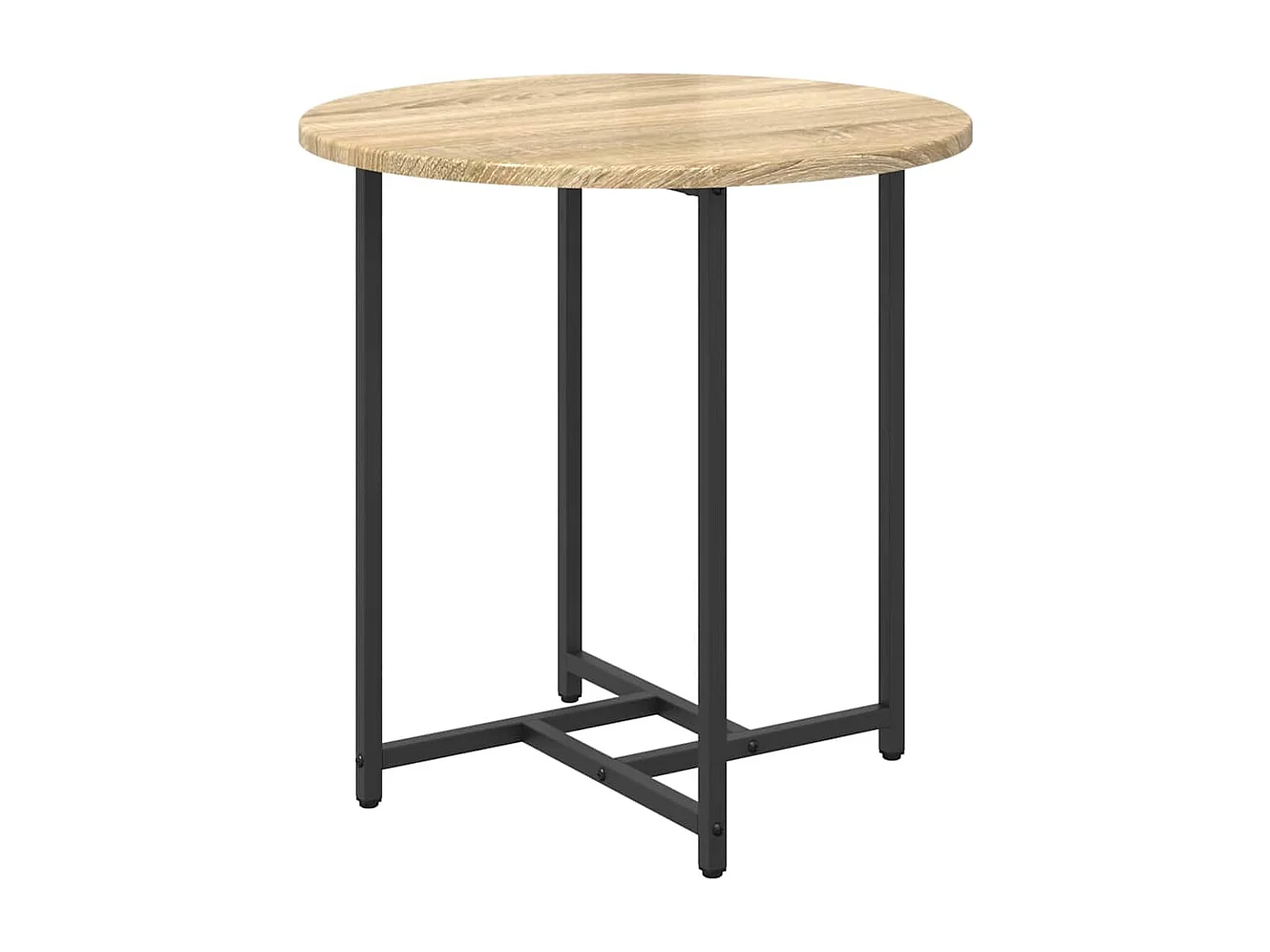 Ensemble de tables d'appoint 2 pièces Chêne Sonoma et noir