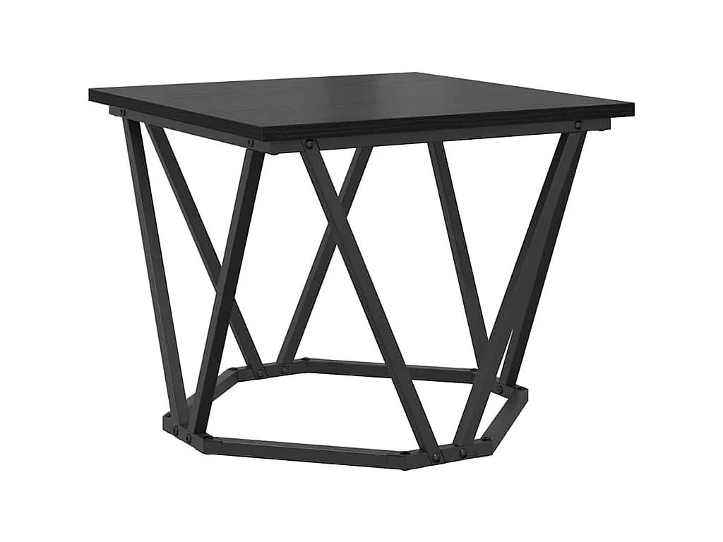 Table basse 3 pièces Chêne noir 50 x 50 x 40 cm