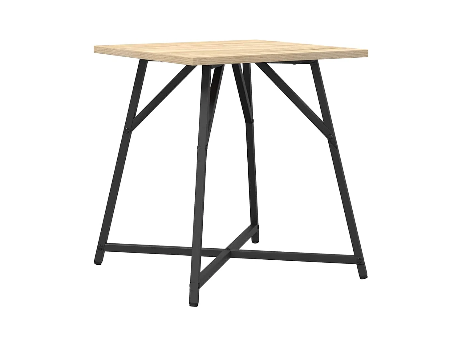 Ensemble de tables d'appoint 2 pièces Chêne Sonoma et noir