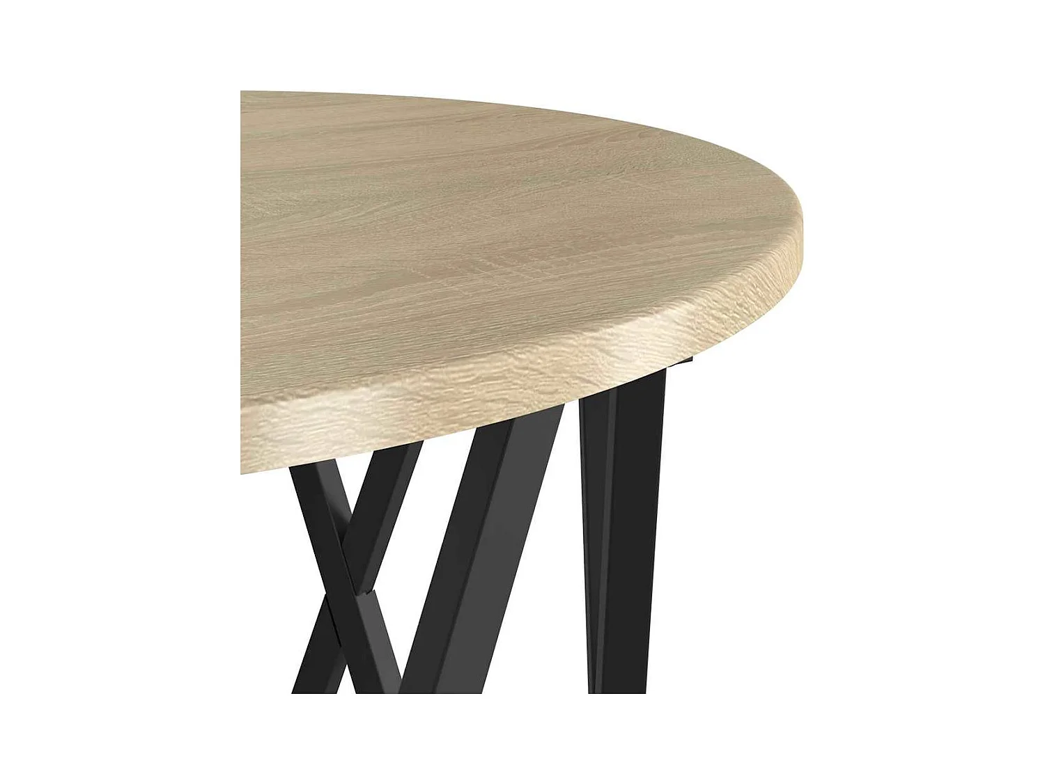 Table d'appoint empilable 3 pièces Chêne sonoma 53 x 53 x 40 cm