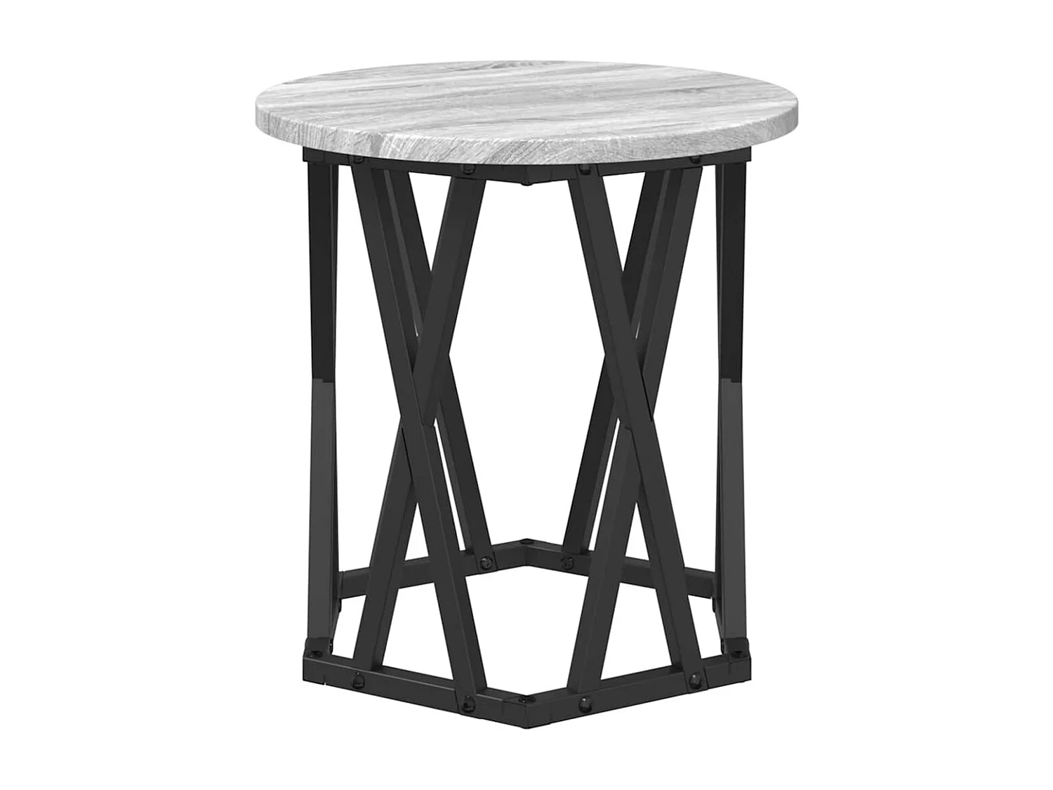 Table d'appoint 2 pièces Sonoma gris 50 x 50 x 40 cm