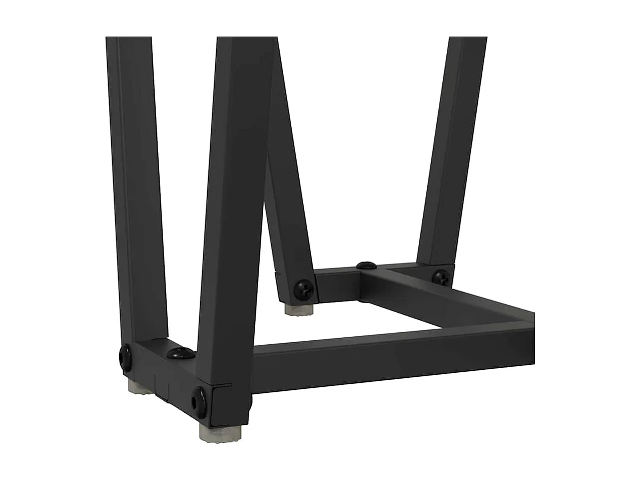 Ensemble de tables d'appoint 2 pièces Chêne artisanal et noir