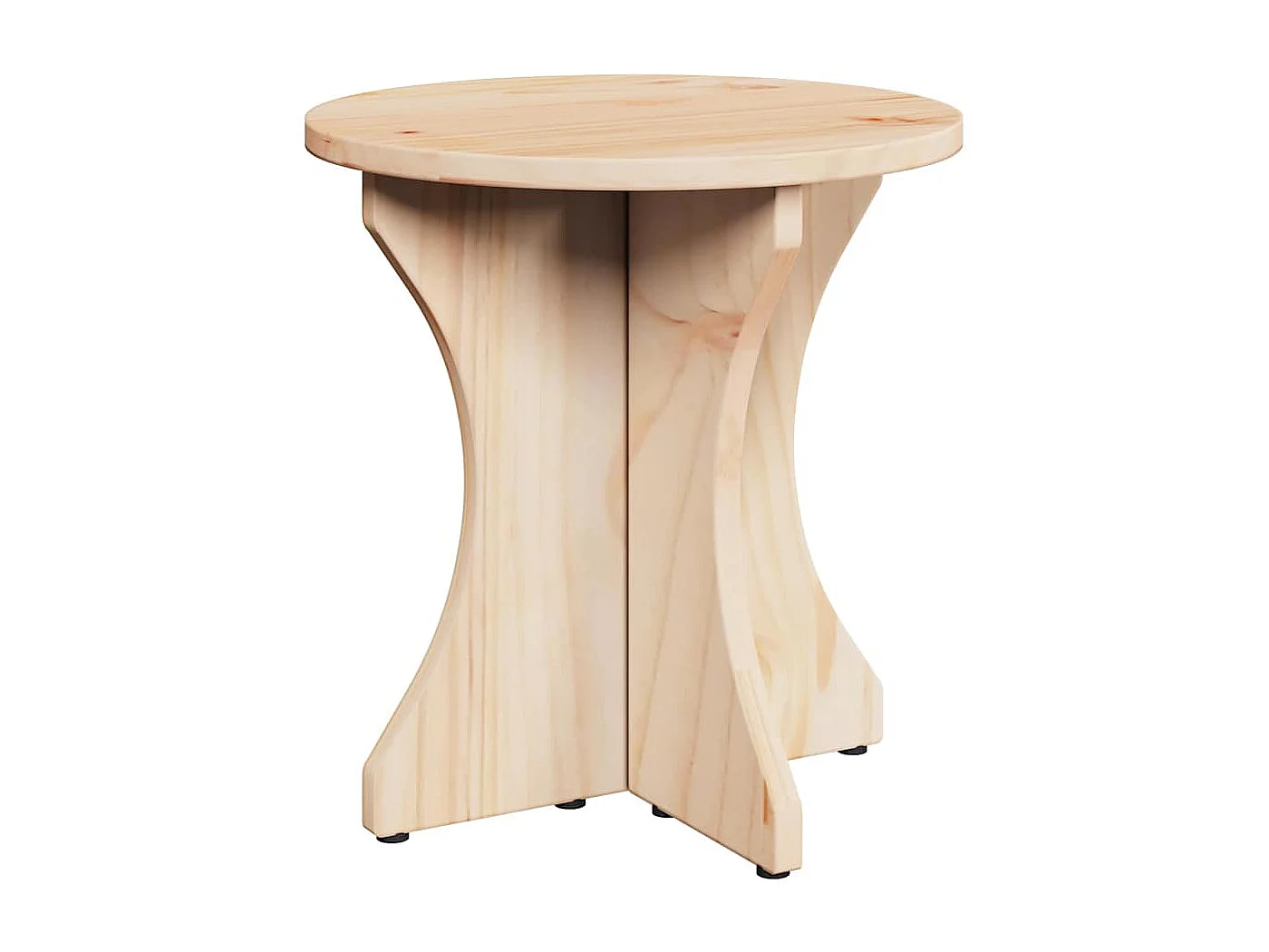 Table basse 3 pièces Naturel 46 x 46 x 47 cm Bois massif en pin