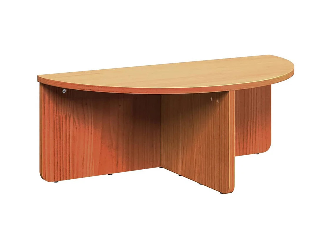 Table basse 2 pièces Marron cire 79 x 39,5 x 40 cm