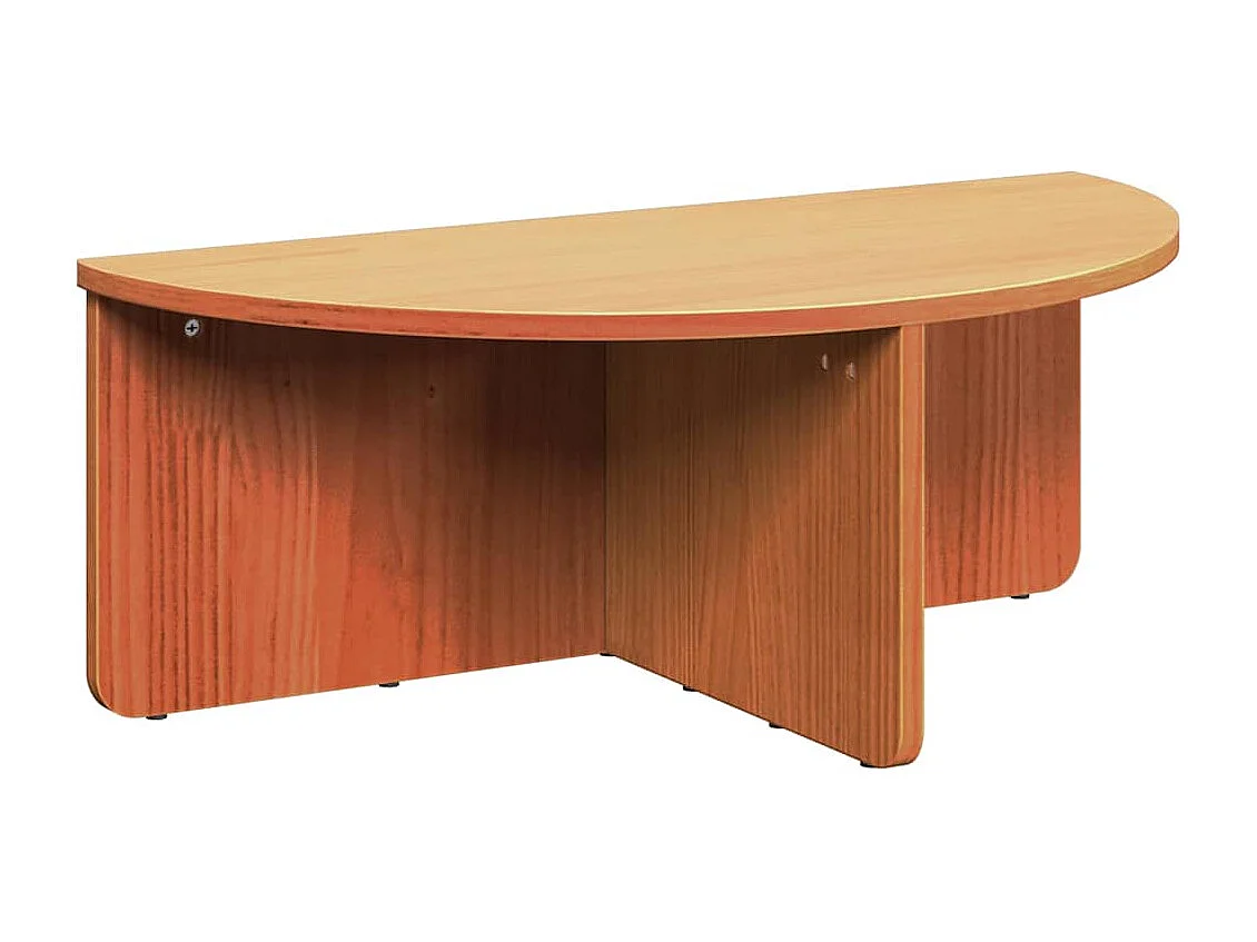 Mesa de Café 2 piezas Marrón cera 79 x 39.5 x 40 cm