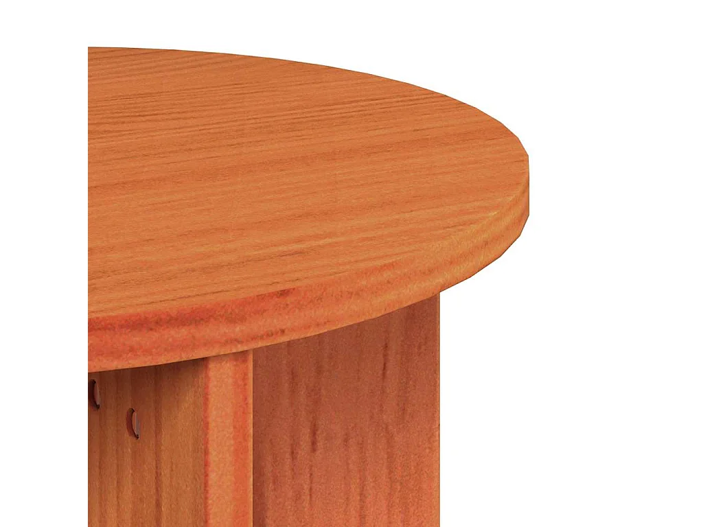 Table basse 2 pièces Marron cire 41,5 x 41,5 x 44 cm