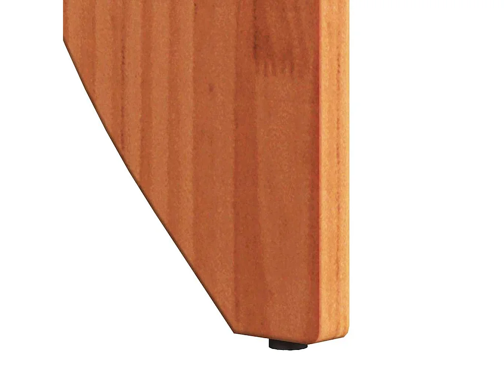 Mesa de Café 2 piezas Marrón cera 41.5 x 41.5 x 44 cm