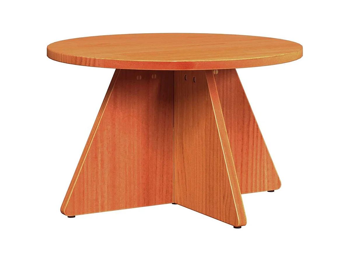 Table basse 3 pièces Marron cire 49 x 49 x 30 cm