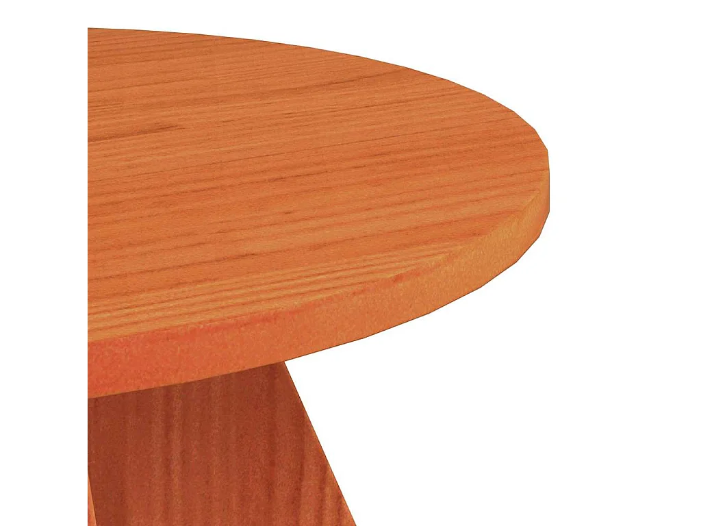 Table basse 3 pièces Marron cire 49 x 49 x 30 cm