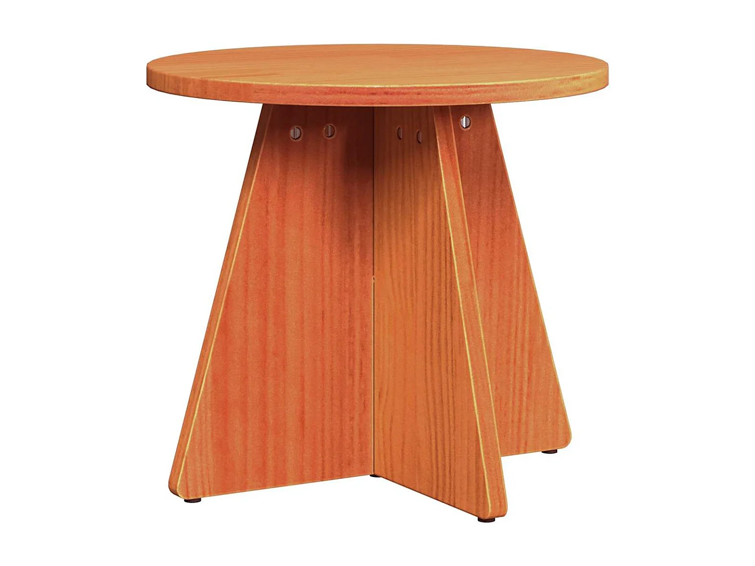 Mesa de Café 3 piezas Marrón cera 49 x 49 x 30 cm