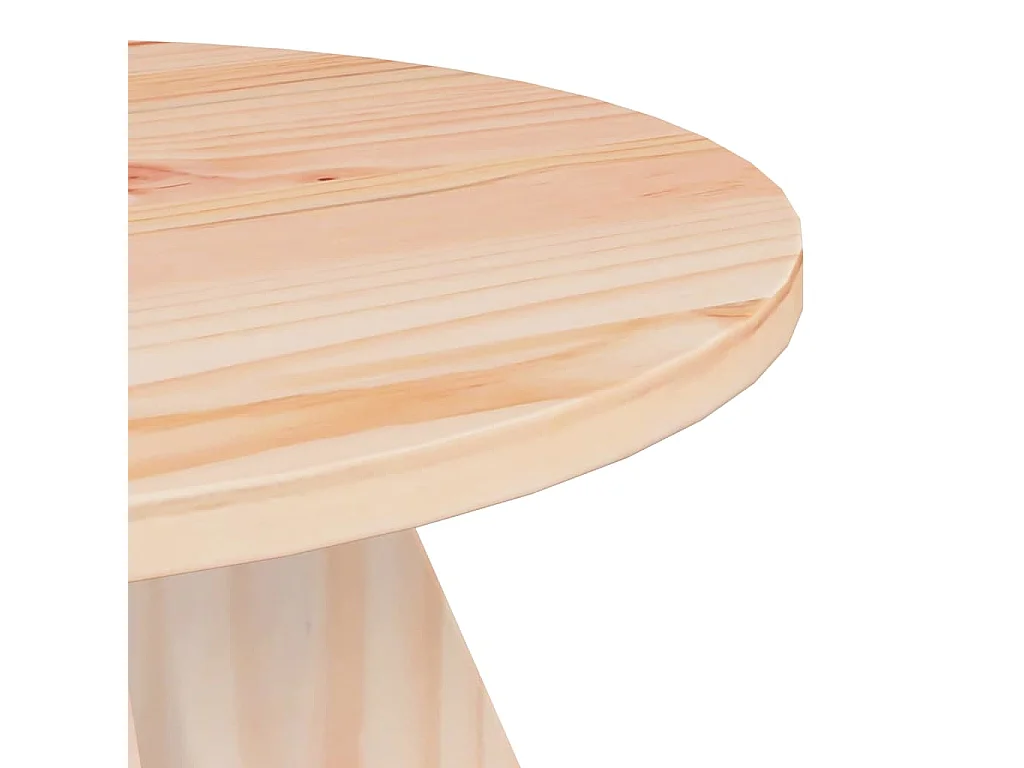 Table basse 3 pièces Naturel 49 x 49 x 30 cm Bois massif en pin