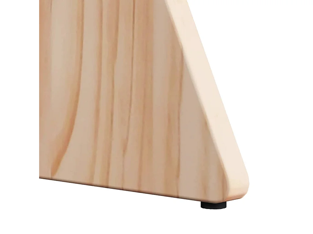 Mesa de Café 3 piezas Natural 49 x 49 x 30 cm