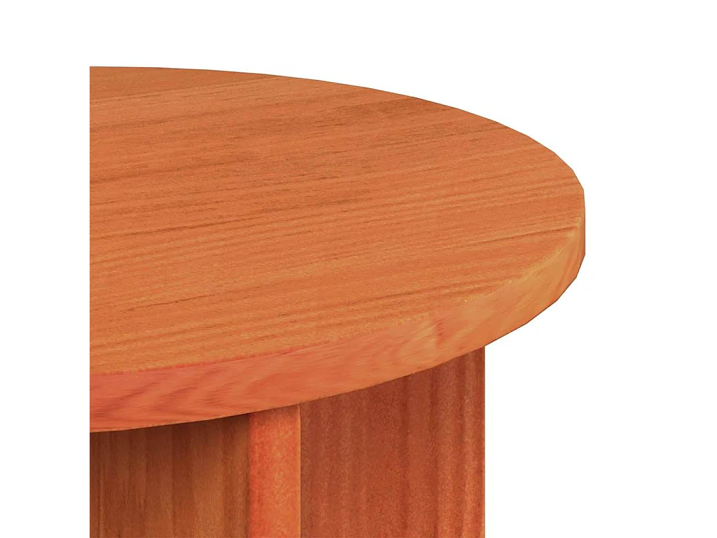 Table basse 2 pièces Marron cire 39,5 x 39,5 x 30 cm