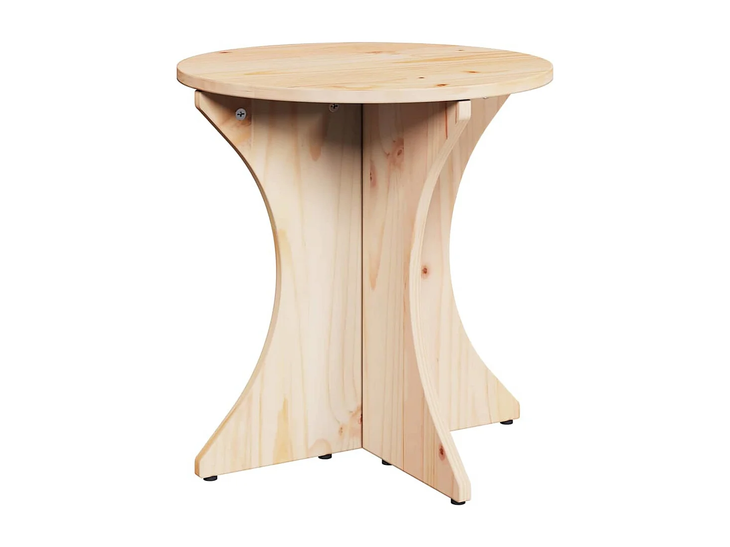 Table basse 2 pièces Naturel 46 x 46 x 47 cm Bois massif en pin