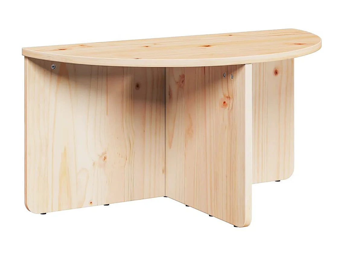 Table basse 2 pièces Naturel 79 x 39,5 x 40 cm Bois massif en pin