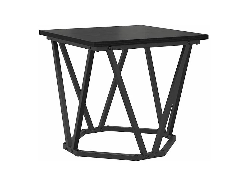 Ensemble de tables d'appoint 2 pièces Chêne noir 50 x 50 x 40 cm