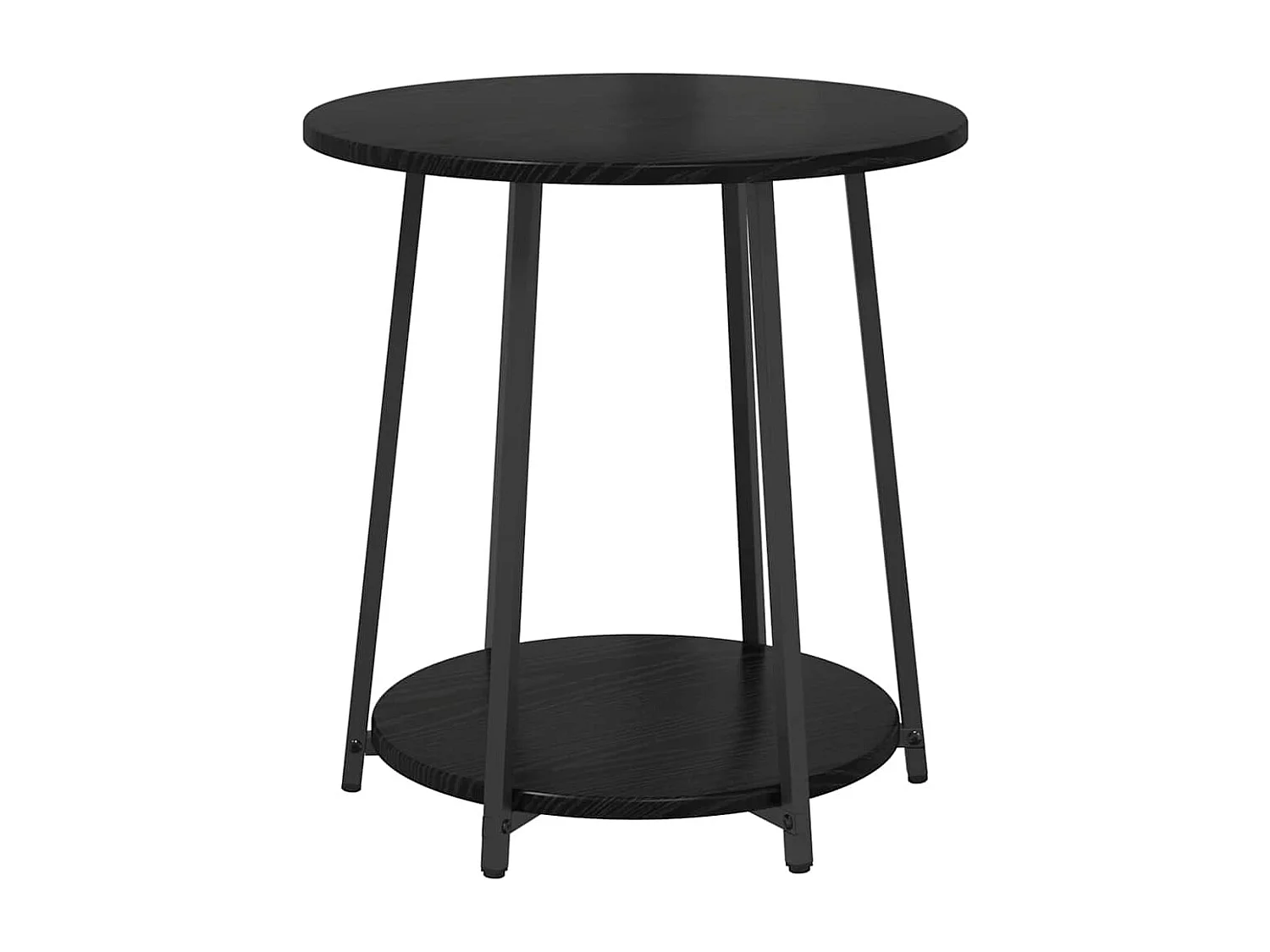 Ensemble de tables d'appoint 2 pièces Chêne noir 50 x 50 x 51 cm