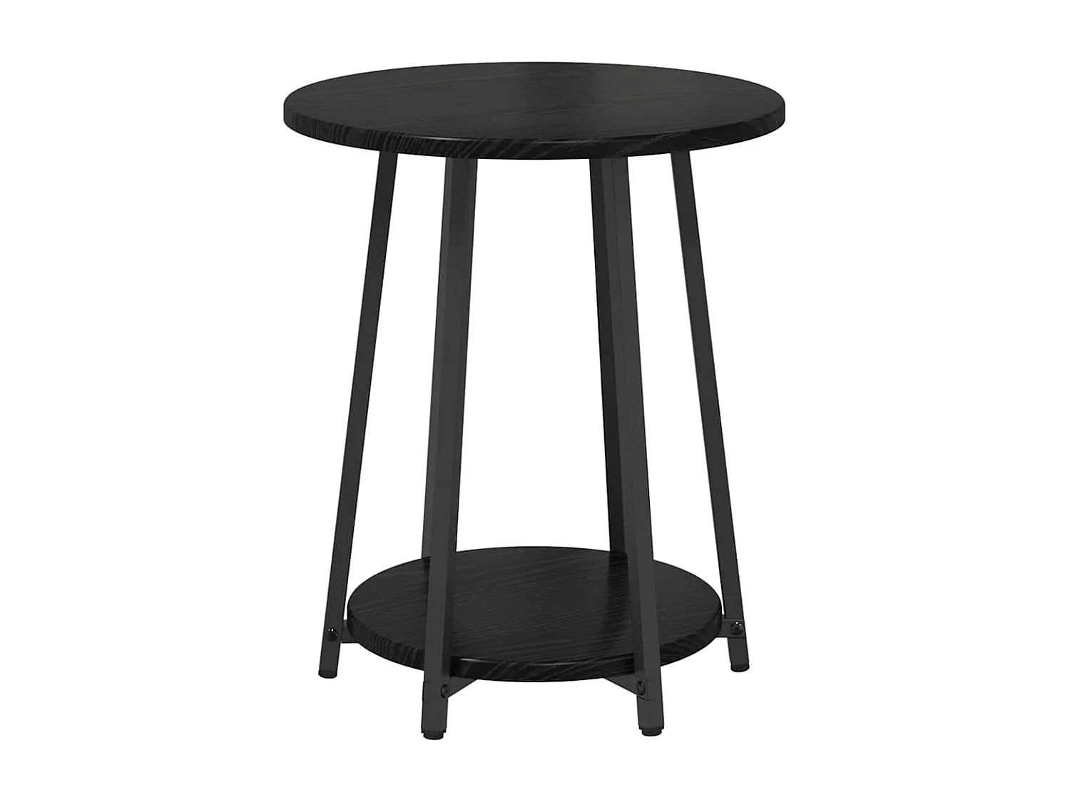 Ensemble de tables d'appoint 2 pièces Chêne noir 50 x 50 x 51 cm