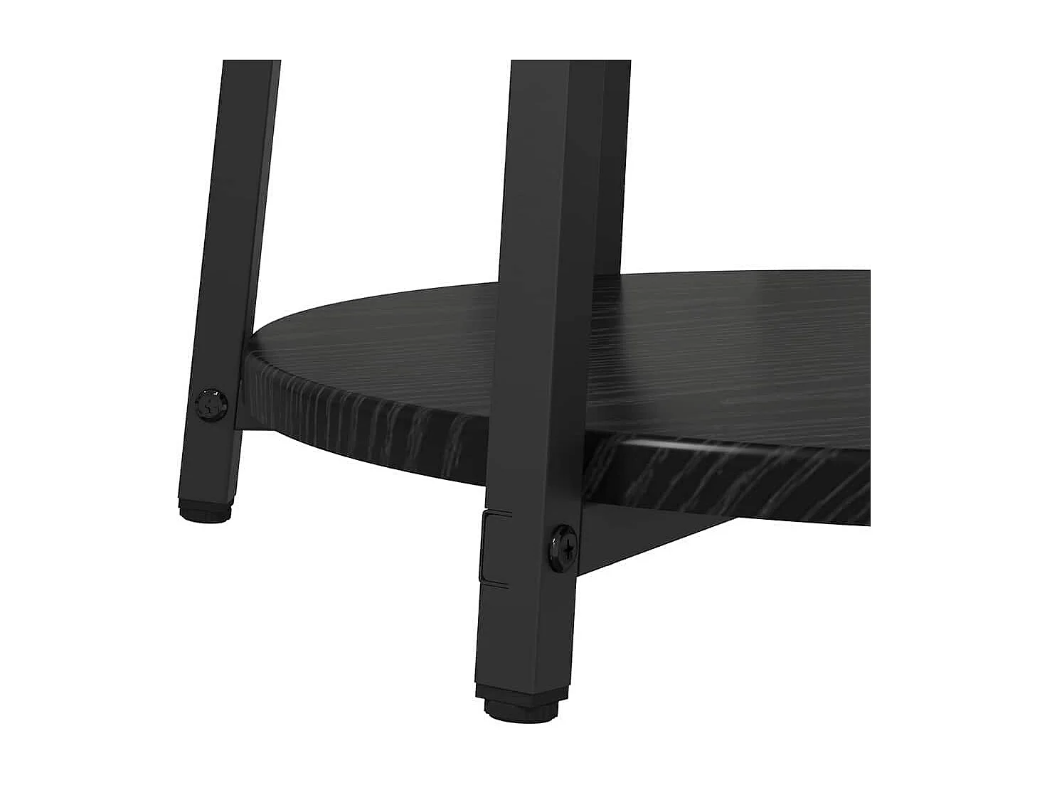 Ensemble de tables d'appoint 2 pièces Chêne noir 50 x 50 x 51 cm