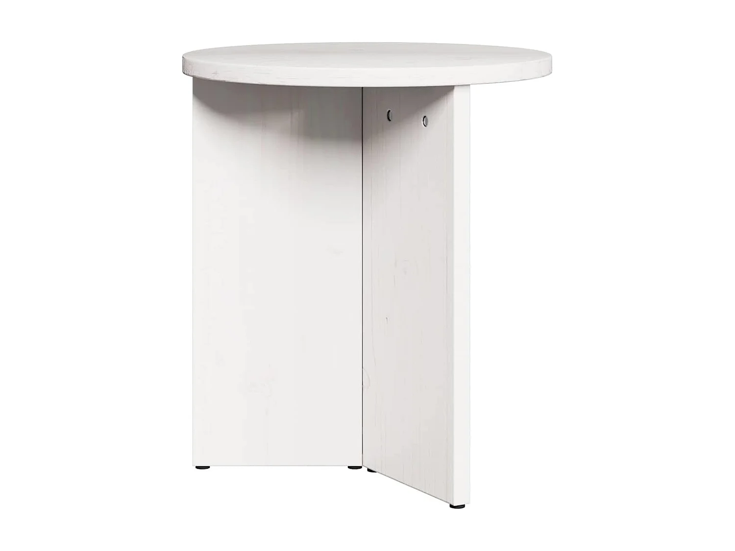 Table basse 2 pièces Blanc 49 x 49 x 28 cm Bois de pin massif