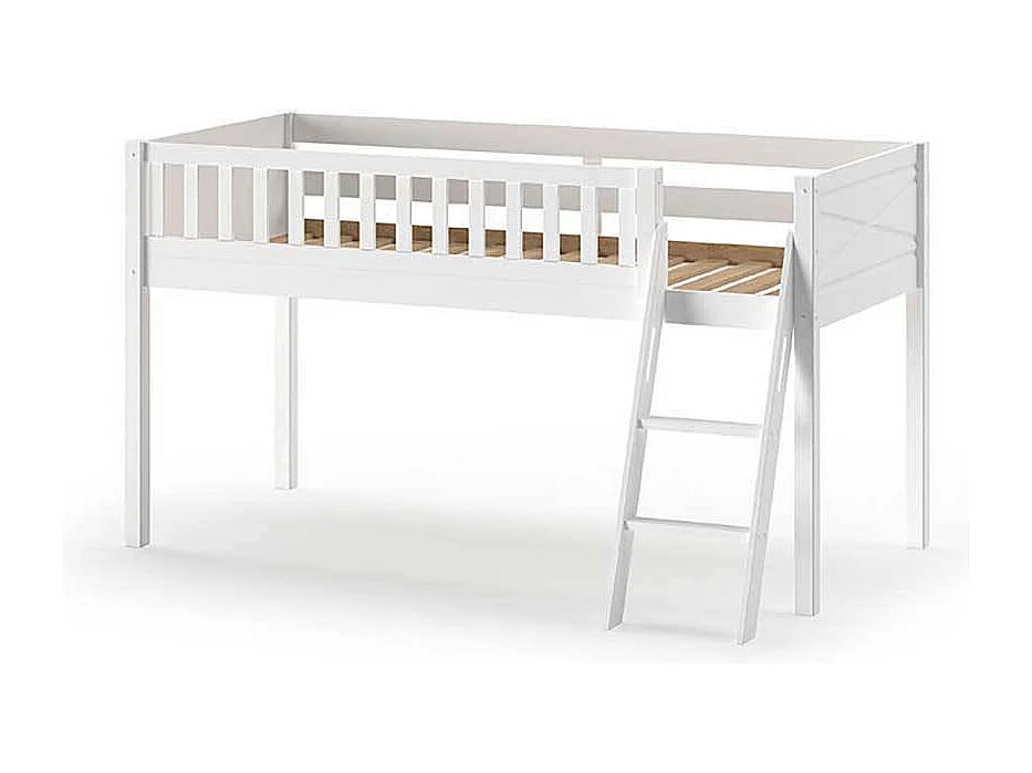 Mädchen Etagenbett in Weiß Märchen Motiv