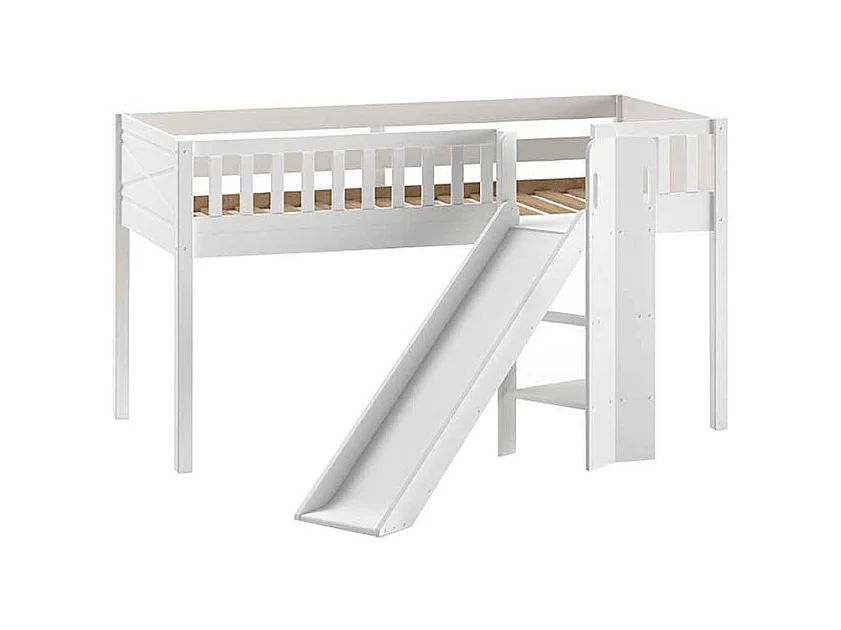 Etagenbett Kinder mit Astronauten-Weltraum Motiv 114 cm hoch