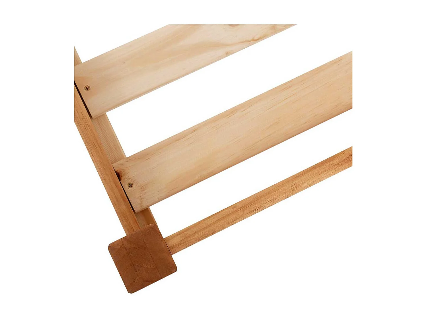 Kinderzimmer Stockbett aus Kiefer Massivholz 142 cm hoch