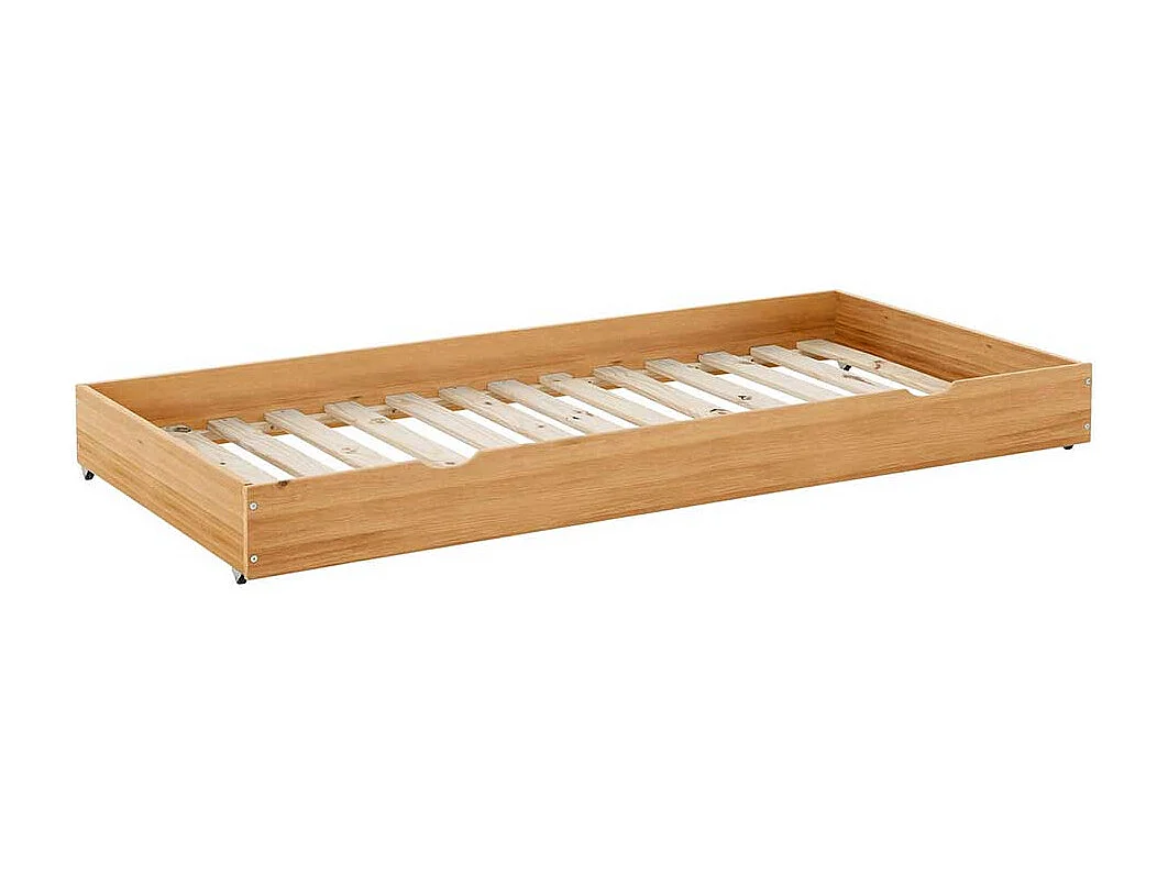 Etagenbett aus Kiefer Massivholz gebeizt und geölt