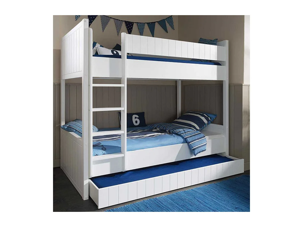 Etagenbett mit Bettschublade mit Bettschubkasten