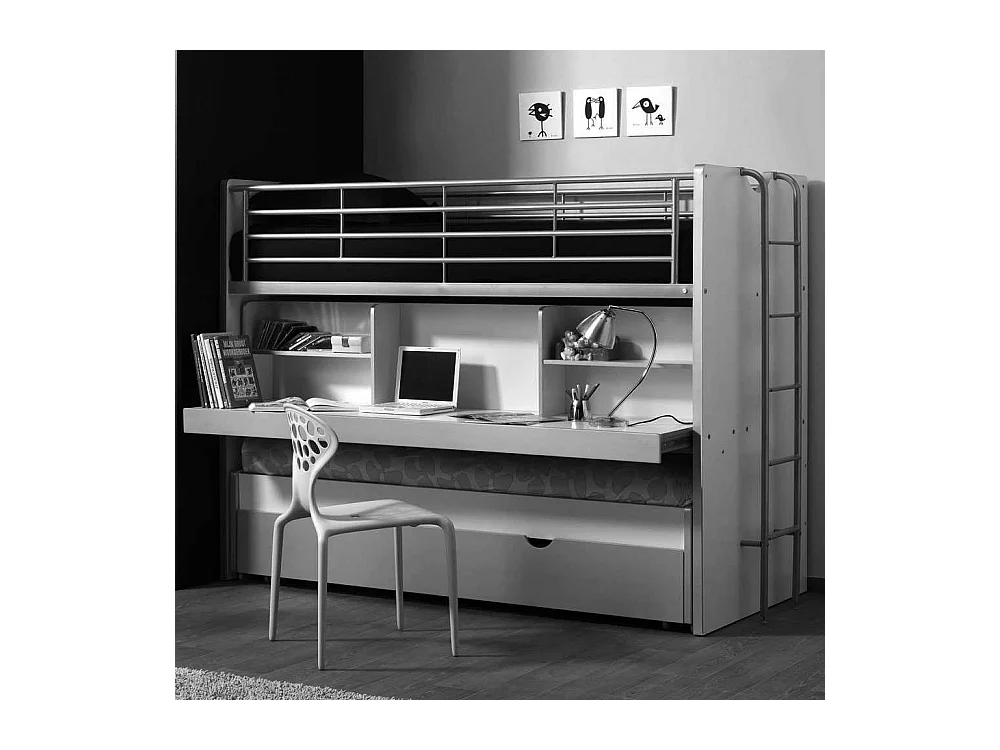 Etagenbett mit Schreibtisch Schreibtisch