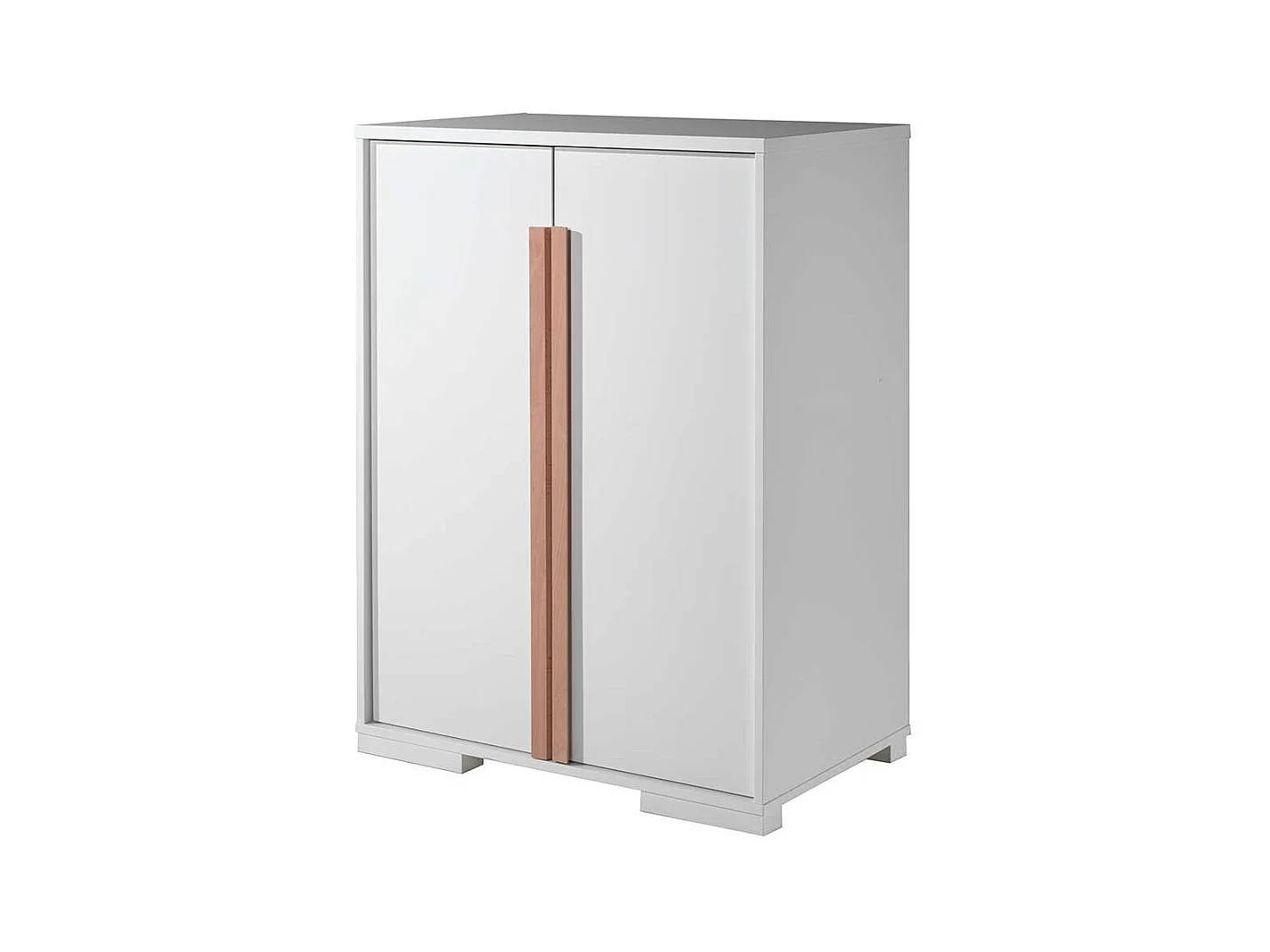 Hochbett mit Schreibtisch und Schrank Skandi Design (dreiteilig)