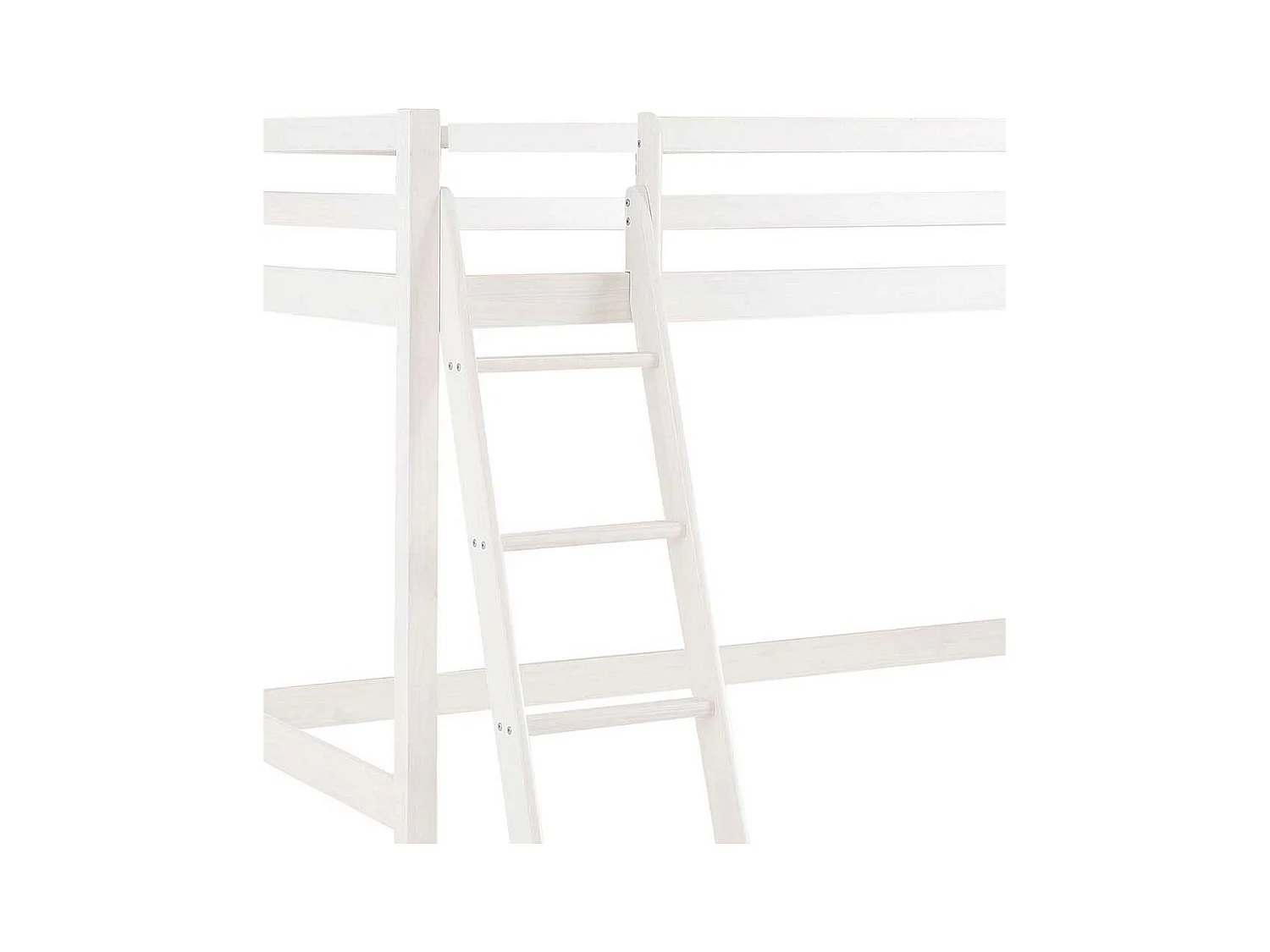 Kinderzimmer Bett 175 cm hoch Kiefer Massivholz